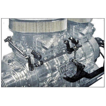 76-107U Linkage Kit for Dual Carbs or Holley Stealth 4150 -4500 Sidesaddle 6-71 8-71 10-71